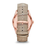 Emporio Armani Valente Analog Beige Dial Beige Leather Strap Watch For Men - AR1667 Buy Now By Emporio Armani