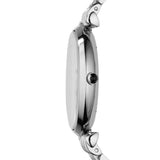 Emporio Armani Retro Black Dial Silver Steel Strap Watch For Men - AR1676 Buy Now By Emporio Armani