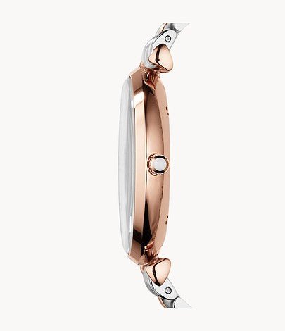 Emporio Armani Retro Silver Dial Two Tone Steel Strap Watch For Men - AR1677 Buy Now By Emporio Armani