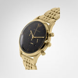 Emporio Armani Classic Chronograph Black Dial Gold Steel Strap Watch For Men - AR1893 Buy Now By Emporio Armani