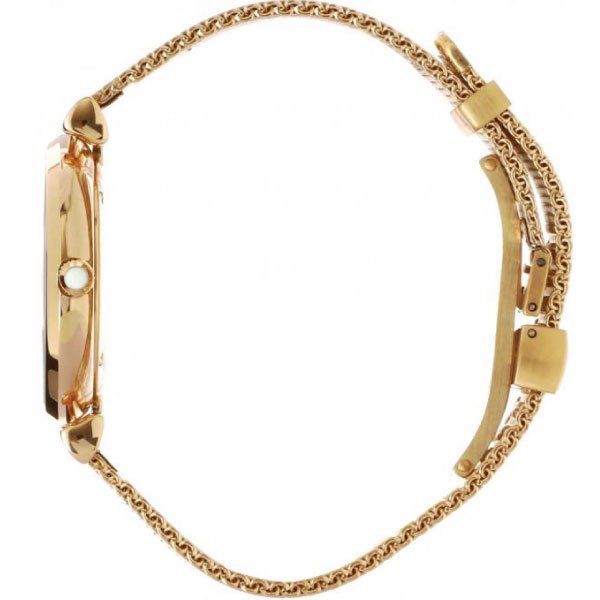 Emporio Armani Retro Gold Dial Gold Mesh Bracelet Watch For Women - AR1957 Buy Now By Emporio Armani