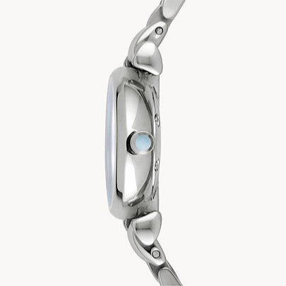 Emporio Armani Gianni Blue Dial Silver Steel Strap Watch For Women - AR1961 Buy Now By Emporio Armani