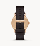 Emporio Armani Luigi White Dial Brown Leather Strap Watch For Men - AR2502