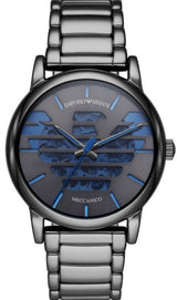 Emporio Armani Meccanico Automatic Grey Dial Grey Steel Strap Watch For Men - AR60029 Buy Now By Emporio Armani