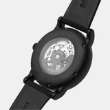 Emporio Armani Meccanico Quartz Black Dial Black Leather Strap Watch For Men - AR60032 Buy Now By Emporio Armani