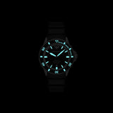 Emporio Armani Sea Explorer Automatic Black Dial Black Silicone Strap Watch For Men - AR60078 Buy Now By Emporio Armani
