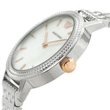 Emporio Armani Interchangeable Analog Mother of Pearl Dial Silver Steel Strap Watch For Women - AR80020 Buy Now By Emporio Armani