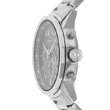 Armani Exchange Banks Chronograph Black Dial Silver Steel Strap Watch For Men - AX1720 Buy Now By Armani Exchange