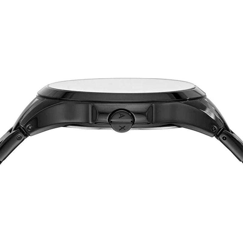 Armani Exchange Hampton Black Dial Black Steel Strap Watch For Men - AX2407 Buy Now By Armani Exchange