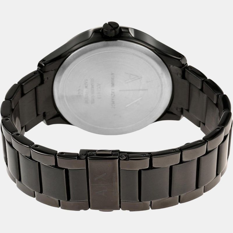Armani Exchange Hampton Chronograph Black Dial Black Steel Strap Watch For Men - AX2413 Buy Now By Armani Exchange