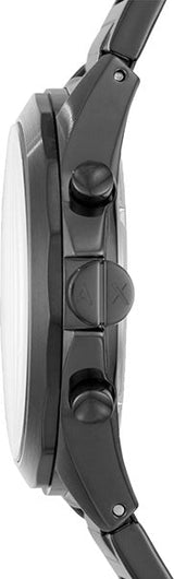 Armani Exchange Drexler Chronograph Black Dial Black Steel Strap Watch For Men - AX2601 Buy Now By Armani Exchange