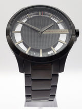 Armani Exchange Hampton Chronograph Black Dial Black Steel Strap Watch For Men - AX2189 Buy Now By Armani Exchange