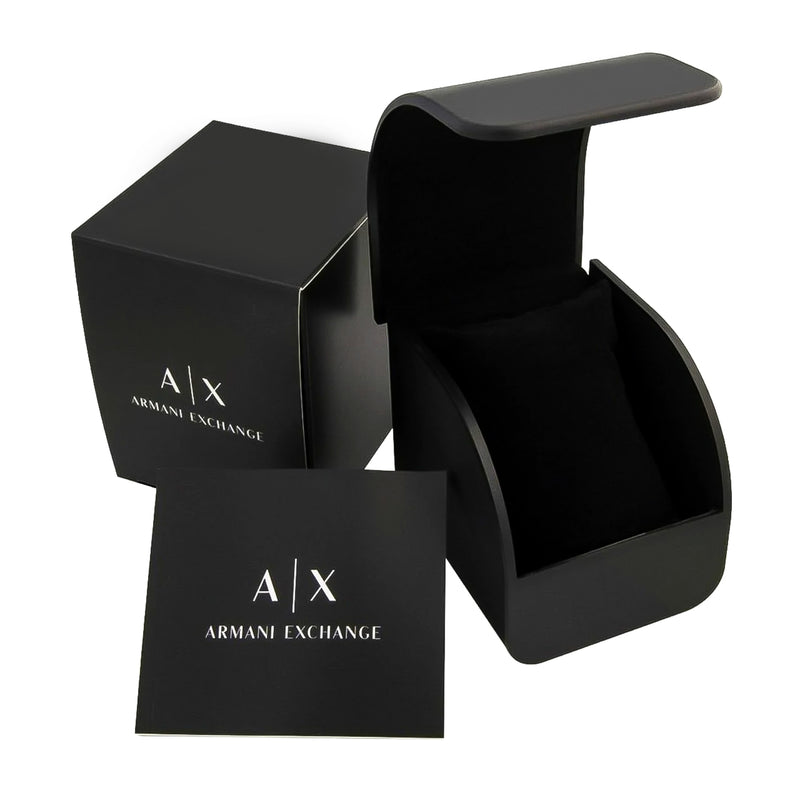 Armani Exchange Chronograph Blue Dial Grey Steel Strap Watch For Men - AX1166 Buy Now By Armani Exchange