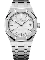 Audemars Piguet Royal Oak Automatic White Dial Silver Steel Strap Watch for Women - 77350ST.OO.1261ST.01