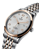 Tudor 1926 Automatic Diamonds Silver Dial Two Tone Steel Strap Watch for Men - M91651-0002