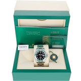 Shop Rolex Submariner Date Oyster Black Dial Oystersteel Silver Steel Strap Watch for Men - M126610LV-0002 in USA