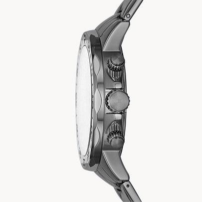 Fossil Bannon Multifunction Chronograph Grey Dial Grey Steel Strap Watch for Men - BQ2491 Buy Now By Fossil