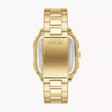 Fossil Inscription Multifunction Black Dial Gold Steel Strap Watch for Men - BQ2656 Buy Now By Fossil