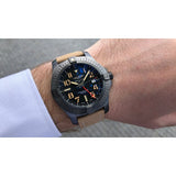 Shop Breitling Avenger Automatic GMT 45 Black Dial Brown Nylon Strap Watch for Men - V32395101B1X1 in USA