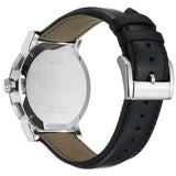 Burberry The City Chronograph White Dial Black Leather Strap Watch for Men - BU9355 Buy Now By Burberry