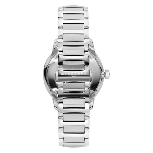 Shop Burberry The Classic Blue Dial Silver Steel Strap Watch for Men - BU10007 in USA