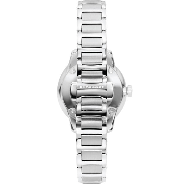 Shop Burberry The Classic Silver Dial Silver Steel Strap Watch for Women - BU10108 in USA