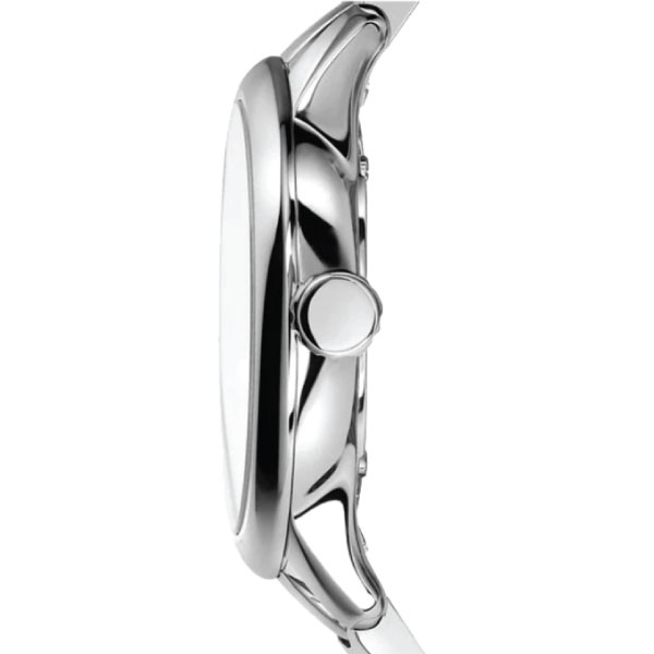 Shop Burberry The Classic Silver Dial Silver Steel Strap Watch for Women - BU10108 in USA