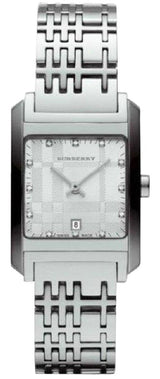 Burberry Heritage Diamond White Dial Silver Stainless Steel Strap Watch for Women - BU1583 Buy Now By Burberry