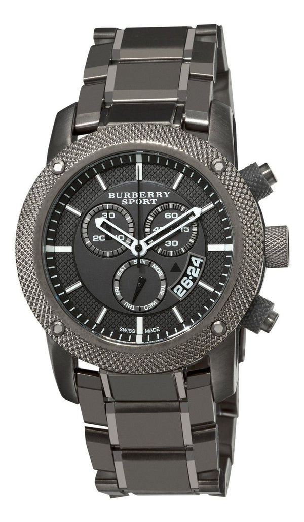 Burberry Chrono Sport Brown Dial Brown Steel Strap Watch for Men - BU7716 Buy Now By Burberry