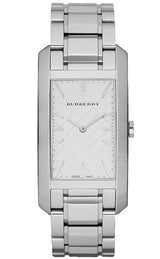 Shop Burberry Heritage Silver Dial Silver Steel Strap Watch For Women - BU9400 in USA