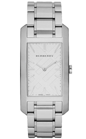 Shop Burberry Heritage Silver Dial Silver Steel Strap Watch For Women - BU9400 in USA