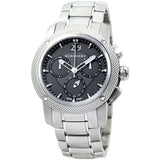 Shop Burberry Utilitarian Chronograph Black Dial Silver Steel Strap Watch For Men - BU9800 in USA