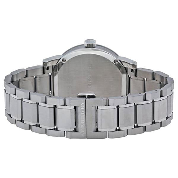 Burberry The City Black Dial Silver Steel Strap Watch for Men - BU9901 Buy Now By Burberry