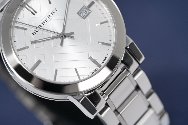 Burberry The City Silver Dial Silver Steel Strap Watch for Women - BU9000 Buy Now By Burberry