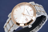 Burberry The City White Dial Two Tone Steel Strap Watch for Women - BU9006 Buy Now By Burberry