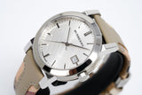 Burberry The City White Dial Beige Leather Strap Watch for Women - BU9132 Buy Now By Burberry
