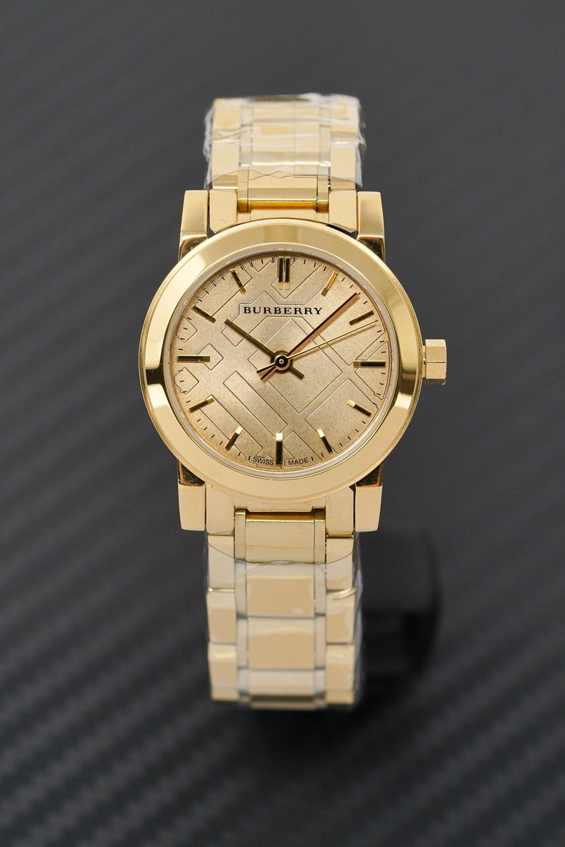 Burberry The City Gold Dial Gold Steel Strap Watch for Women - BU9227 Buy Now By Burberry