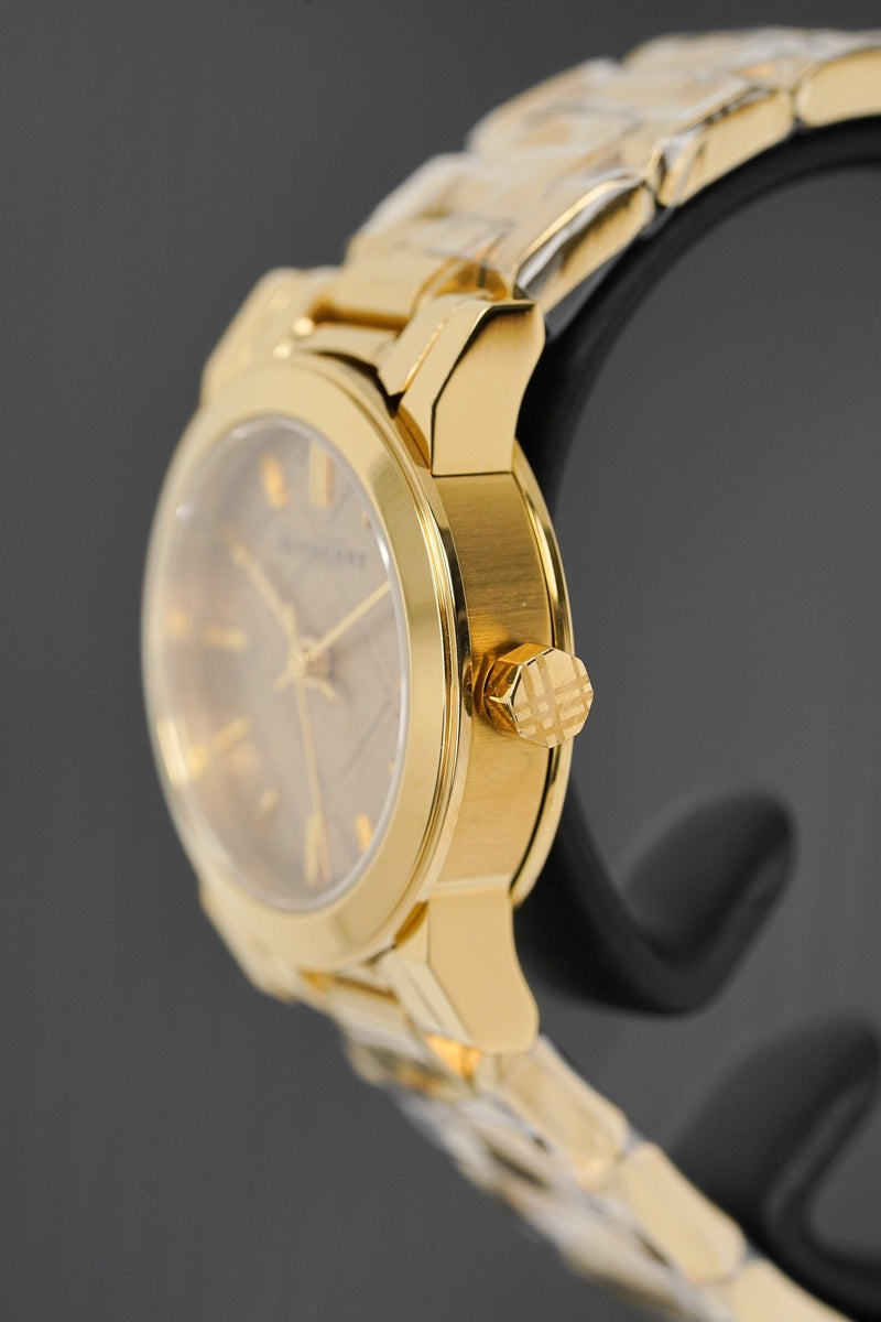 Burberry The City Gold Dial Gold Steel Strap Watch for Women - BU9227 Buy Now By Burberry