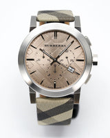 Burberry The City Smoked Brown Dial Brown Leather Strap Watch for Men - BU9361 Buy Now By Burberry