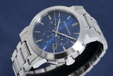 Burberry The City Blue Dial Silver Steel Strap Watch for Men - BU9363 Buy Now By Burberry