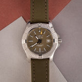 Shop Breitling Avenger Automatic GMT 43 Green Dial Green Nylon Strap Watch for Men - A17318101L1X1 in USA