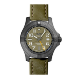 Shop Breitling Avenger Automatic GMT 45 Night Mission Green Dial Green Nylon Strap Watch for Men - V323952A1L1X1 in USA