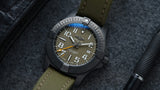 Shop Breitling Avenger Automatic GMT 45 Night Mission Green Dial Green Nylon Strap Watch for Men - V323952A1L1X1 in USA