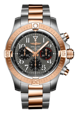 Shop Breitling Avenger B01 Chronograph 45 18K Red Gold Anthracite Dial Two Tone Steel Strap Watch for Men - UB01821A1B1U1 in USA