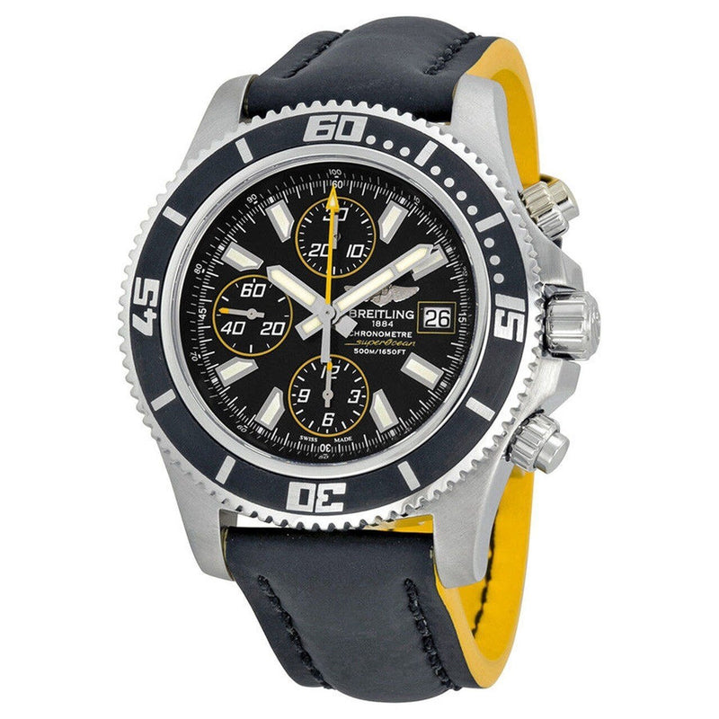 Shop Breitling Superocean Chronograph II Black Dial 44mm Automatic Mens Watch - A1334102/BA82 in USA