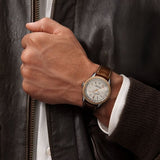 Shop Breitling Navitimer Automatic 41mm White Dial Brown Leather Strap Mens Watch - U17326241G1P1 in USA