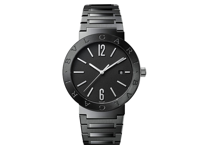Bvlgari Bvlgari Lady Black Dial Black Steel Strap Watch for Women - BVLGARI103557