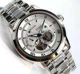 Bulova BVA Series Dual Aperture Silver Dial Silver Steel Strap Watch for Men - 96A118 Buy Now By Bulova
