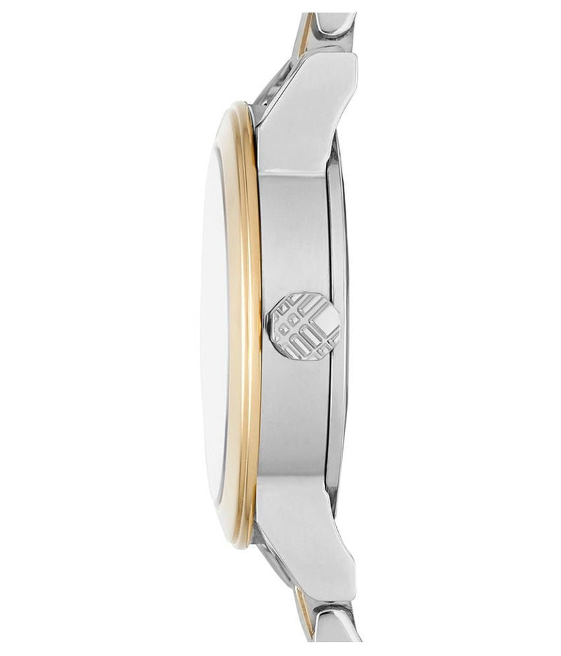 Shop Burberry The City Silver Dial Two Tone Steel Strap Watch for Women - BU9217 in USA