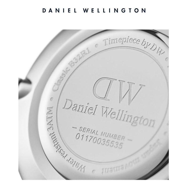 Daniel Wellington Classic Petite Reading White Dial Black Leather Strap Watch For Women - DW00100185 Buy Now By Daniel Wellington